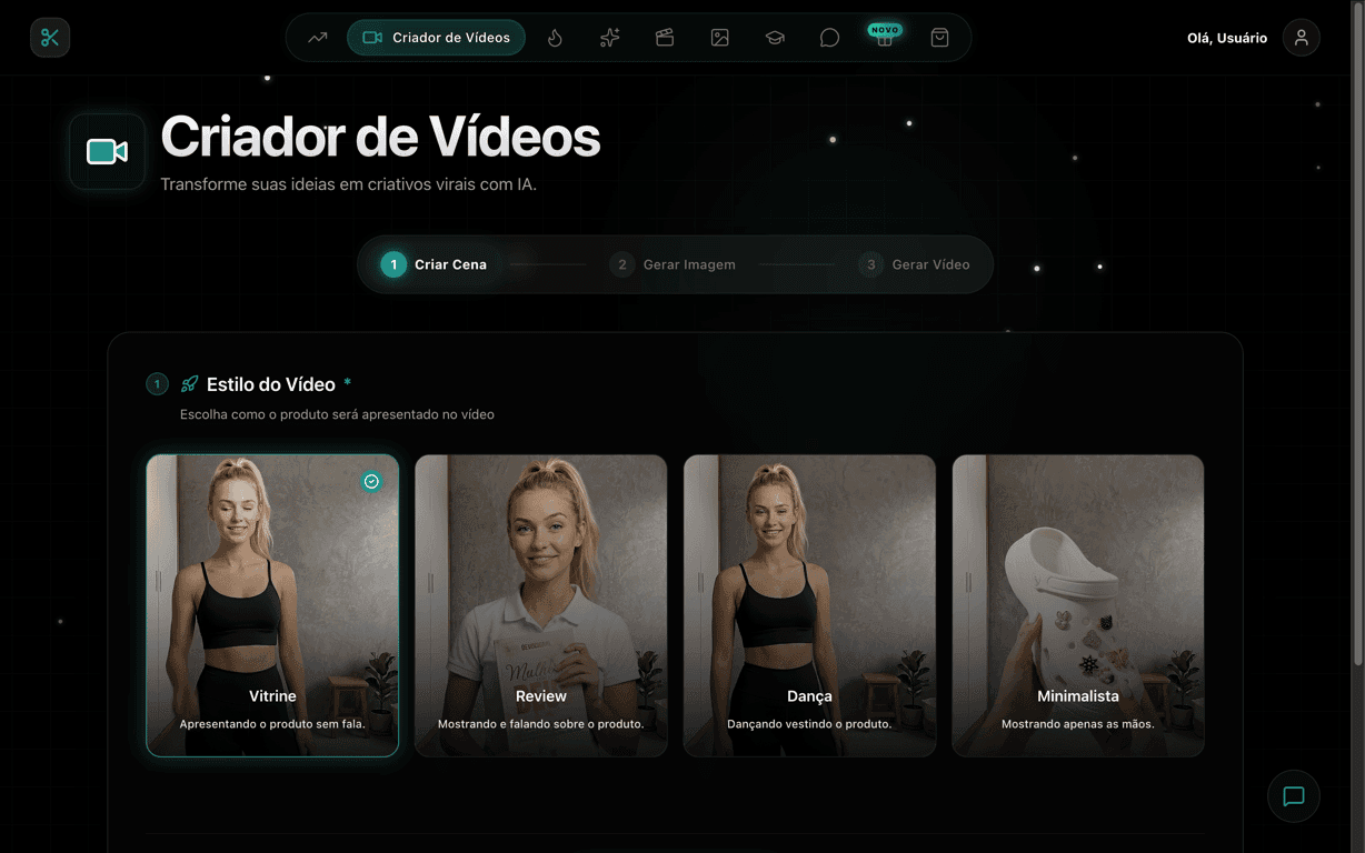 Criador de Vídeos